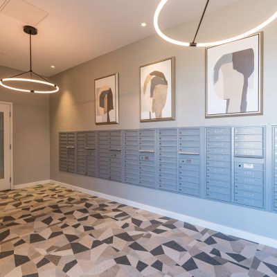Mail and package room